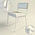 Modern Chrome Helen Chair by Fabio Bortolani 3D model small image 3