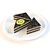 Chocolate Kiwi Cake 3D model small image 1