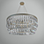 Elegant Clear Crystal Chandelier 3D model small image 1