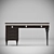 Title: Art Deco Writing Desk with Mini Bar 3D model small image 2