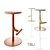 Minimalist Scandinavian Tibu Stool 3D model small image 1