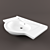 RF Sink: 850mm Elegance 3D model small image 1