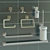 Grohe Allure Bathroom Set 3D model small image 1