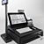 ForPOSt Supermarket 14" POS System 3D model small image 2