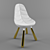 Royal Tudor Chair: Majestic Luxury 3D model small image 1