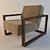 Sophisticated Dickens Lounge Chair 3D model small image 1