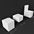 Simas Frozen: Stylish Toilet Collection 3D model small image 1