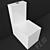 Simas Frozen: Stylish Toilet Collection 3D model small image 2