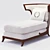 Luxury Atrium Chaise by Baker 3D model small image 1