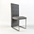 Sleek and Stylish Dining Chair 3D model small image 2