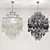 Panton FUN Chandelier | 60cm Height | 45cm Diameter 3D model small image 1