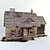 Vintage Charm: Authentic Old House 3D model small image 1