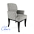 Elegant Accent Chair 3D model small image 1