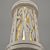 Bamboo Glow: Natural Soft Stone Lamp 3D model small image 2