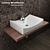 Elegant Luxury Washbasin 3D model small image 1