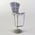 Stylish Leather Bar Chair 3D model small image 3