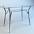 Elegance Glass Table A604 3D model small image 1
