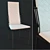 Silver Braid F-68: Elegant Glass Furniture 3D model small image 1