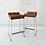 Elegant Mood Bar Chair 3D model small image 1