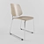 Elegant CH02 Chair 3D model small image 1