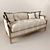 Elegant Classic Sofa 3D model small image 3