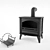 Dovre 760 CB: The Ultimate Fireplace 3D model small image 1