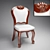 Chair Caput Mortuum 3D model small image 1