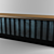 Industrial Loft Style Bar Counter 3D model small image 1