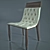 Elegant Eucalyptus Dining Chair 3D model small image 1