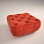 Quilted Pouf: Comfy and Chic 3D model small image 2