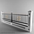 Hayat Fence: Stylish and Durable 3D model small image 1