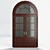 Exterier Wooder Door Model 02 3D model small image 1