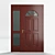 Exterier Wooder Door, Model 07 3D model small image 1