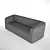 Modern Grey Fabric Sofa 3D model small image 2