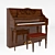 W.Hoffmann piano and piano stool Discacciatisrl 3D model small image 1