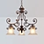 Elegant Bronze Chandelier - Kichler's Cottage Grove Collection 3D model small image 1