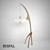Vintage French "Mantis" Lamp 3D model small image 1
