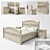 Elegant Dream Bedroom Set 3D model small image 1