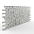 Modular Brick Wall: Customizable and Versatile 3D model small image 2