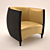 Africa Armchair: Exquisite Design by Alexandra 3D model small image 1