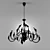 Designer's Choice: Fabio Fornasier Chandelier 3D model small image 1