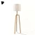 Bludot Stilt: Sleek & Stylish Floor Lamp 3D model small image 1