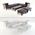 Stylish Contemporary Sofa Set 3D model small image 1