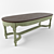 Elegant Dining Table - Unknown Manufacturer 3D model small image 1