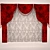 Elegant Sheer Window Curtains 3D model small image 1