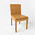 Sleek and Stylish: La Scala Dining Chair 3D model small image 1