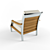 King Richard Lounge Chair: Designed by Starck 3D model small image 3