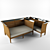 Sleek Sherwood Sofa: Philippe Starck 3D model small image 3