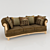 Cozy Comfort Convertible Sofa 3D model small image 1