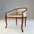 Elegant Classic Armchair - Easy Assembly 3D model small image 1